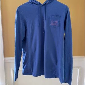 Vineyard Vines hooded blue long sleeve